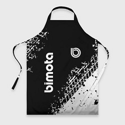 Фартук кулинарный Bimoto - следы от шин, цвет: 3D-принт