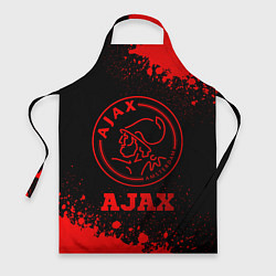 Фартук кулинарный Ajax - red gradient, цвет: 3D-принт