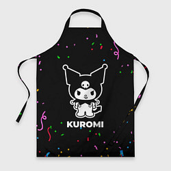 Фартук кулинарный Kuromi конфети, цвет: 3D-принт
