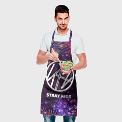 Фартук кулинарный Праздничный Stray Kids, цвет: 3D-принт — фото 2