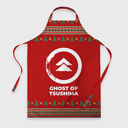 Фартук кулинарный Ghost of Tsushima new year, цвет: 3D-принт