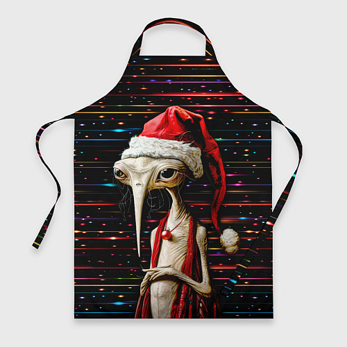 Фартук Санта Клаус - инопланетянин / 3D-принт – фото 1