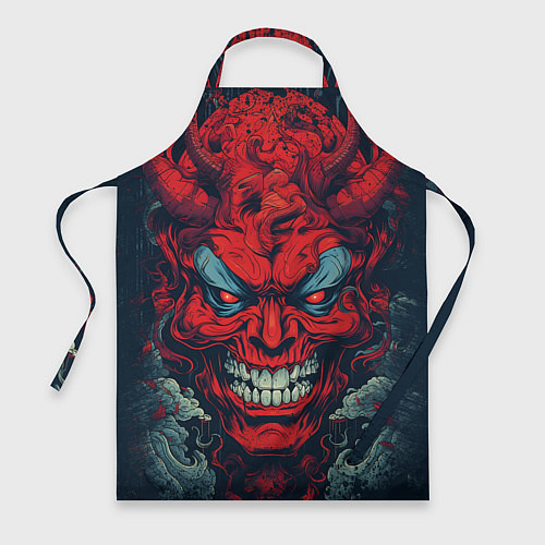 Фартук Red demon Oni / 3D-принт – фото 1