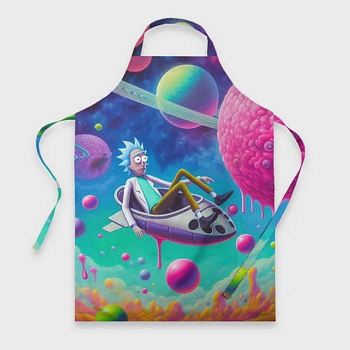 Фартук Рик в космической лодке - сюрреализм / 3D-принт – фото 1