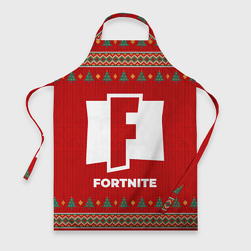 Фартук Fortnite new year / 3D-принт – фото 1