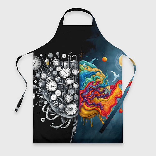 Фартук Креативный мозг / 3D-принт – фото 1