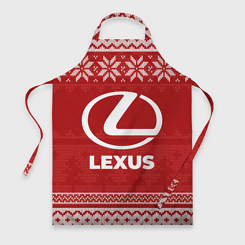 Фартук Новогодний Lexus / 3D-принт – фото 1