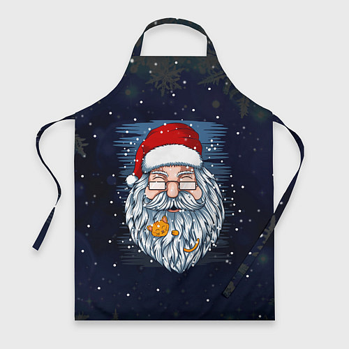 Фартук Санта с котиком / 3D-принт – фото 1