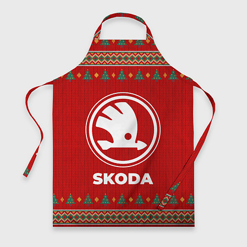 Фартук Skoda new year / 3D-принт – фото 1
