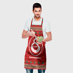 Фартук кулинарный Galatasaray new year, цвет: 3D-принт — фото 2