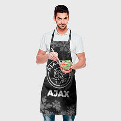 Фартук кулинарный Снежный Ajax, цвет: 3D-принт — фото 2