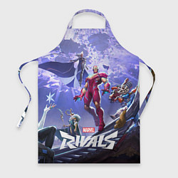 Фартук кулинарный Герои Marvel rivals, цвет: 3D-принт
