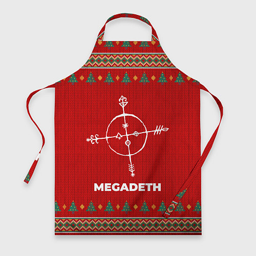 Фартук Megadeth new year / 3D-принт – фото 1