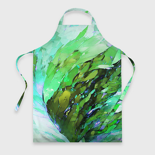 Фартук Зелёная абстракция / 3D-принт – фото 1
