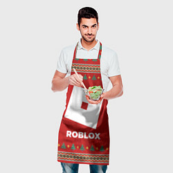 Фартук кулинарный Roblox new year, цвет: 3D-принт — фото 2