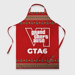 Фартук кулинарный GTA6 new year, цвет: 3D-принт