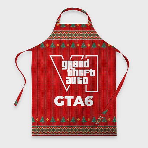 Фартук GTA6 new year / 3D-принт – фото 1