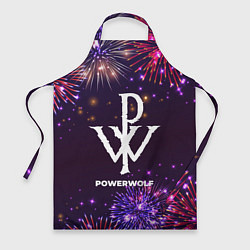 Фартук кулинарный Праздничный Powerwolf, цвет: 3D-принт