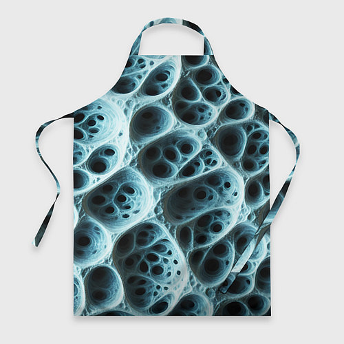 Фартук Белая пористая структура / 3D-принт – фото 1