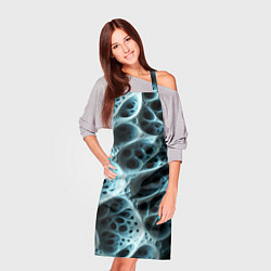 Фартук кулинарный Белая пористая структура, цвет: 3D-принт — фото 2