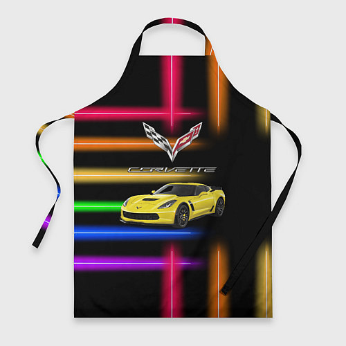 Фартук Chevrolet Corvette - racing team / 3D-принт – фото 1