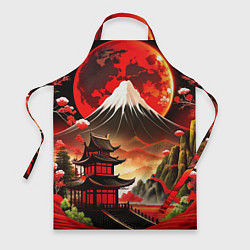 Фартук Коллаж Японской природы