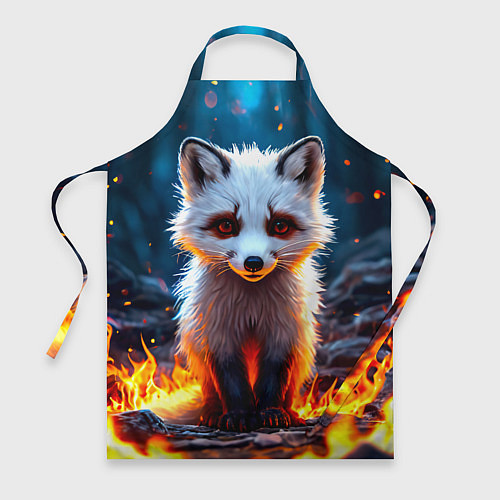 Фартук Песец в огне / 3D-принт – фото 1