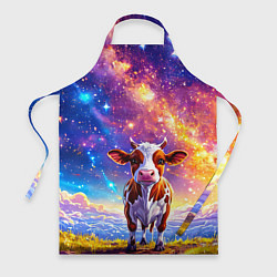 Фартук кулинарный Коровка и звездное небо, цвет: 3D-принт