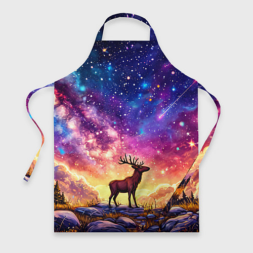 Фартук Лось и звездное небо / 3D-принт – фото 1