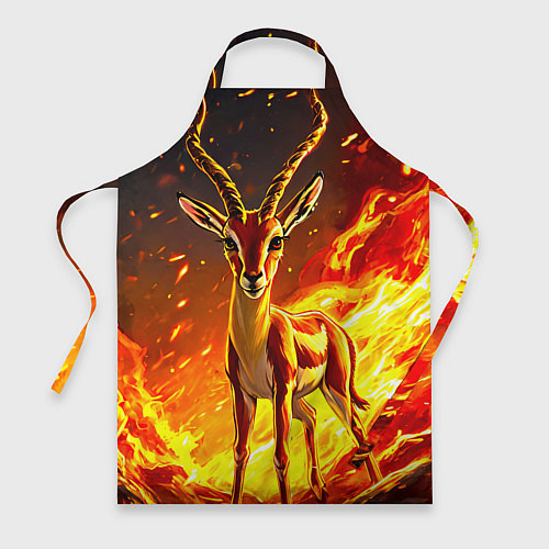 Фартук Газель в огне / 3D-принт – фото 1