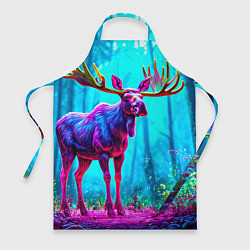 Фартук Лось в сереневом свете