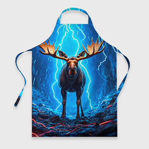 Фартук Лось и молния / 3D-принт – фото 1