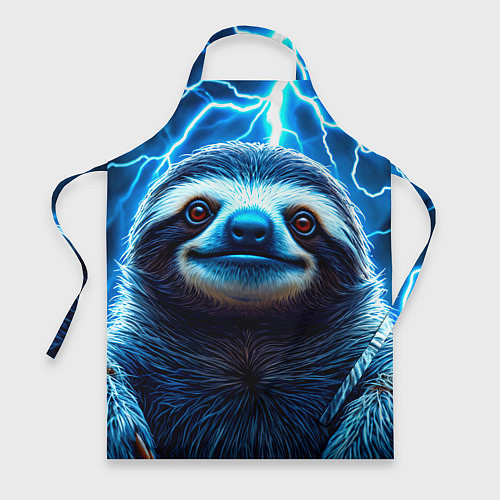 Фартук Ленивец в разрядах молний / 3D-принт – фото 1