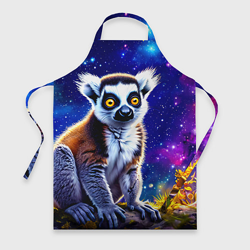 Фартук Лемур и звездная ночь / 3D-принт – фото 1