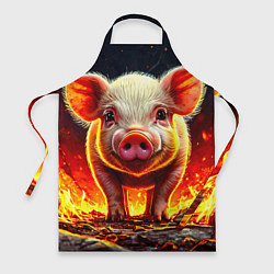 Фартук Свинка в огне