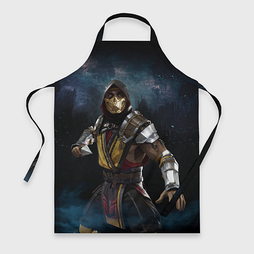 Фартук Mortal Kombat - Скорпион / 3D-принт – фото 1