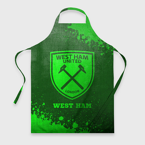 Фартук West Ham - green gradient / 3D-принт – фото 1