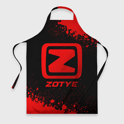 Фартук Zotye - red gradient / 3D-принт – фото 1