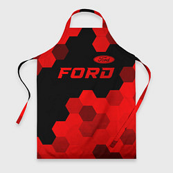 Фартук кулинарный Ford - red gradient посередине, цвет: 3D-принт