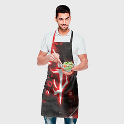 Фартук кулинарный Doom - неоновый, цвет: 3D-принт — фото 2