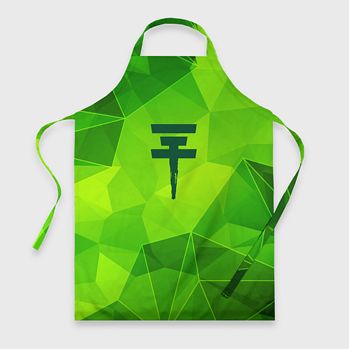 Фартук Tokio Hotel green poly / 3D-принт – фото 1