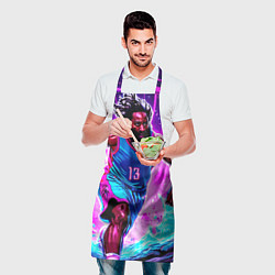 Фартук кулинарный Джеймс Харден в игре, цвет: 3D-принт — фото 2