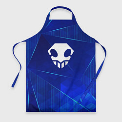 Фартук кулинарный Bleach blue poly, цвет: 3D-принт