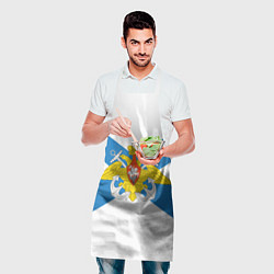 Фартук кулинарный Военно-морской флот: орёл, цвет: 3D-принт — фото 2