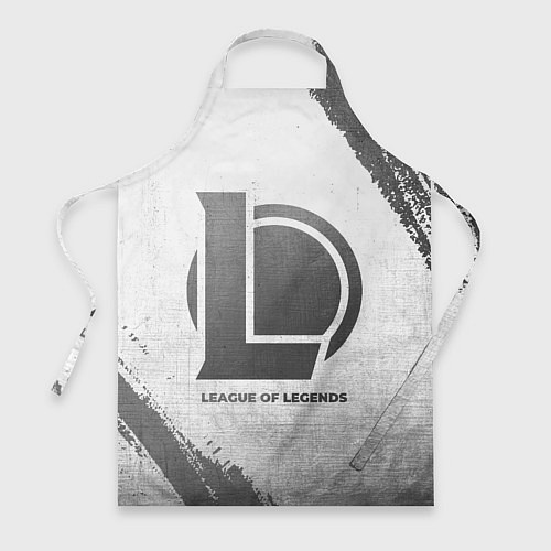 Фартук League of Legends - white gradient / 3D-принт – фото 1