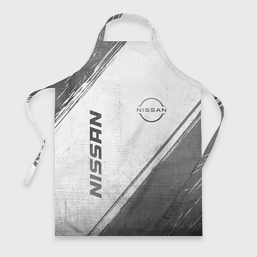 Фартук Nissan - white gradient вертикально / 3D-принт – фото 1