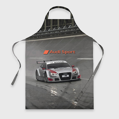 Фартук Автогонки на шорт-треке Audi sport racing team / 3D-принт – фото 1