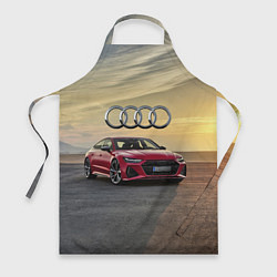 Фартук Audi RS 7 на закате солнца