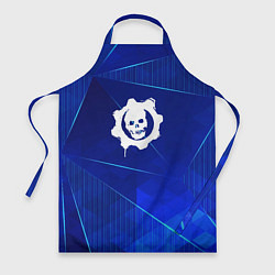 Фартук Gears of War blue poly