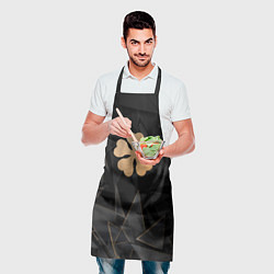 Фартук кулинарный Black Clover golden poly, цвет: 3D-принт — фото 2